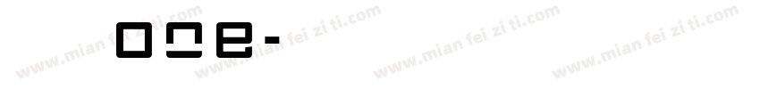 摇滚乐 One字体转换